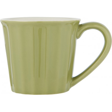 Mug côtelé grès IB Laursen vert