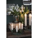 bougeoir centre de table rond metal 4 bougies vert ib laursen