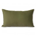 Coussin velours rayé HK Living vert