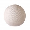Suspension sphère papier bambou HK Living Ball Lamp