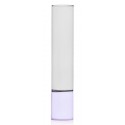 vase design tube verre mauve gris ichendorf bamboo groove