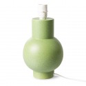 hk living pied de lampe boule ceramique vert pistache