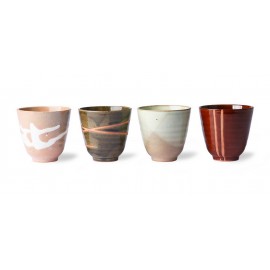 Japanische Teetasse Yunomi HKliving Kyoto Set 4