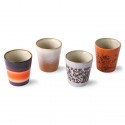 Tasses à ristretto gres HK Living set 4