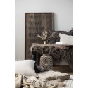 ib laursen coussin carre epais de sol coton beige sable naturel