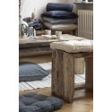 ib laursen coussin carre epais de sol coton beige sable naturel
