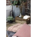 ib laursen coussin de sol epais coton brique