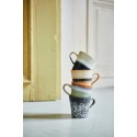 hk living mugs a cafe depareillees vintage gres multicolores