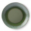 Assiette grès HK Living vert (set de 2)