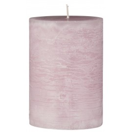 ib laursen bougie cylindre rustique rose bonbon poudre pastel