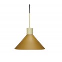 hubsch suspension design metal jaune moutarde