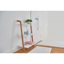 etagere echelle rangement salle de bains bois blanc zeller