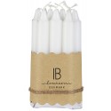 bougies chandelier blanche set de 10 ib laursen