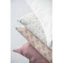 housse de coussin lin rectangulaire rose corail poudre uni 40 x 60 cm