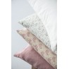 housse de coussin lin rectangulaire rose corail poudre uni 40 x 60 cm