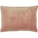 housse de coussin velours uni brun de toscane peche 50 x 70 ib laursen