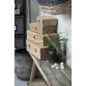 ib laursen boite de rangement en bois de bambou set de 3