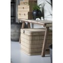 banc rustique bois recycle ib laursen 90 cm