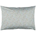 housse coussin coton rectangulaire bleu ciel petites fleurs ib laursen