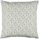 taie oreiller coton style liberty bleu clair jaune 60 x 60 ib laursen