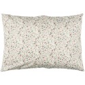 taie oreiller rectangulaire coton blanc fleurs rose liberty ib laursen