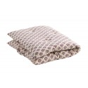 madam stoltz matelas indien pour banquette coton imprime rose fuschia