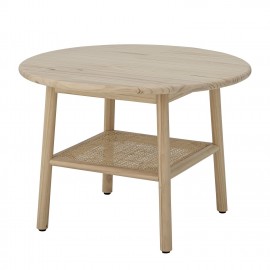 Table basse bois rotin Bloomingville Camma