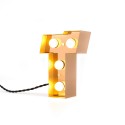 luminaire lettre lumineuse t applique metal or led seletti caractere