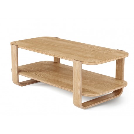 umbra table basse avec rangement bois clair design scandinave bellwood