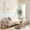 umbra table basse avec rangement bois clair design scandinave bellwood