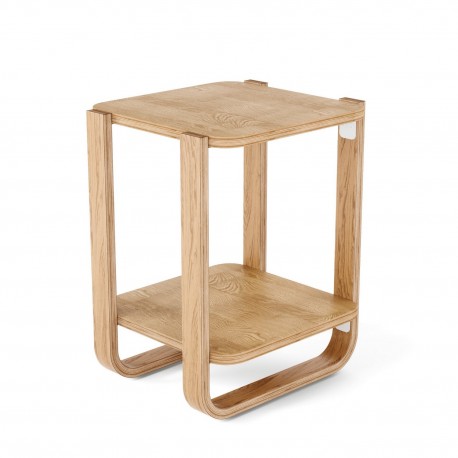 umbra bout de canape bois clair design scandinave chevet bellwood