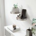 umbra mini etagere murale ronde metal perch