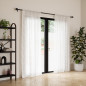 umbra tringle rideaux metal noir style chic classique extensible helix umbra tringle rideaux metal noir style chic classique extensible helix