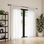 umbra tringle rideaux simple noir embouts boule verre transparent orba umbra tringle rideaux simple noir embouts boule verre transparent orba