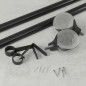 umbra tringle rideaux simple noir embouts boule verre transparent orba umbra tringle rideaux simple noir embouts boule verre transparent orba