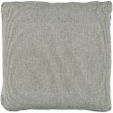 ib laursen housse pour galette de chaise coton fines rayures noir
