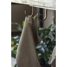 ib laursen patere 3 crochets a suspendre sous etagere cuisine laiton