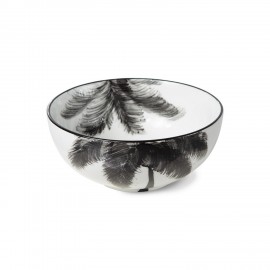 hk living bol porcelaine palmier noir palms bold and basic