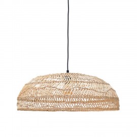 Lampe suspension osier tressé HKliving