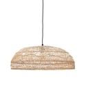 lampe suspension en osier tresse hk living VAA1094 d 60 cm