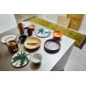 Assiette plate porcelaine palmier HK Living Palms