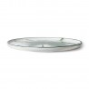 hk living assiette a dessert porcelaine palmier vert