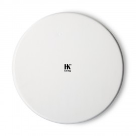 hk living assiette a dessert porcelaine palmier vert