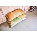 hk living coussin de salon chic en laine vert deux tons rectangulaire