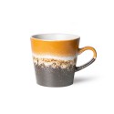 hk living tasse a cafe americain ceramique orange retro fire