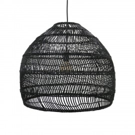 Grande suspension osier tressé HKliving noir