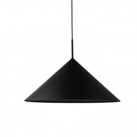 hk living suspension cone 60 cm metal noir design vol5041