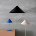 hk living suspension cone 60 cm metal noir design vol5041