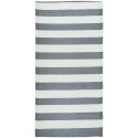 ib laursen tapis long plastique recycle larges rayures gris bord de mer