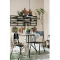 ib laursen petit tapis chambre coton vert olive uni franges